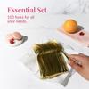 Prestee 100 Count Plastic Forks - 7" Heavy Duty Gold Plastic Silverware Utensils - Elegant, Disposable Gold Forks for Weddings, Parties, and Holidays - Fancy Flatware Set for Events and Catering view 4