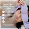 Nodpod Gentle Pressure Sleep Mask | Patented Light Blocking Design for Sleeping, Traveling & Relaxation - Wisteria view 4