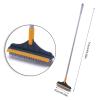 Cepillo para lechada y cepillo para fregar el suelo con Mango Largo, 2-in-1, limpieza del hogar para piso, bao, Patio, cocina, pared, alfombra y cubierta view 2