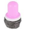 Ruilogod Plastic Handle Metal Wire Ball Home Kitchen Cleaning Pot Brush Cleaner Tool Pink (id: 930 5e3 a26 688 507 view 1