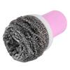Ruilogod Plastic Handle Metal Wire Ball Home Kitchen Cleaning Pot Brush Cleaner Tool Pink (id: 930 5e3 a26 688 507 view 2
