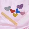 Ruilogod Cupcake Heart Shaped DIY Glittery Handcrafts Toothpick Picks 12 in 1 (id: 7f9 06d 2f9 479 482 view 2