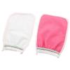Ruilogod Nylon Home Bathroom Dual Sides Scrubbing Bath Shower Glove 5pcs Pink White (id: 30e bb0 2a2 044 518 view 2