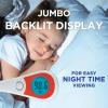 Healthwise Digital Thermometer | 8-Second Readout | Jumbo Backlit Display | Flexible Tip view 3