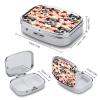 Pocket Pill Box Dog and Flower Portable Pill and Vitamin Storage Box for Purse Pocket Travel Gifts view 2