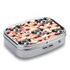 Pocket Pill Box Dog and Flower Portable Pill and Vitamin Storage Box for Purse Pocket Travel Gifts view 3