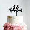 17 & Fabulous Cake Toppers Black Acrylic 17th Birthday Cake Decorations Supplies Happy Birthday Cake Topper Customized Age Birthday Cake Decoration Birthday Anniversary Party Decorations view 3