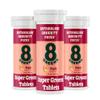 8Greens Supergreens Tablets | Super Greens Powder Superfood Tablet, Metabolism Immunity & Focus, Daily Greens Effervescent Tablets, Organic: Aloe Vera, Spirulina, Chlorella, Peach, 30 Servings view 1