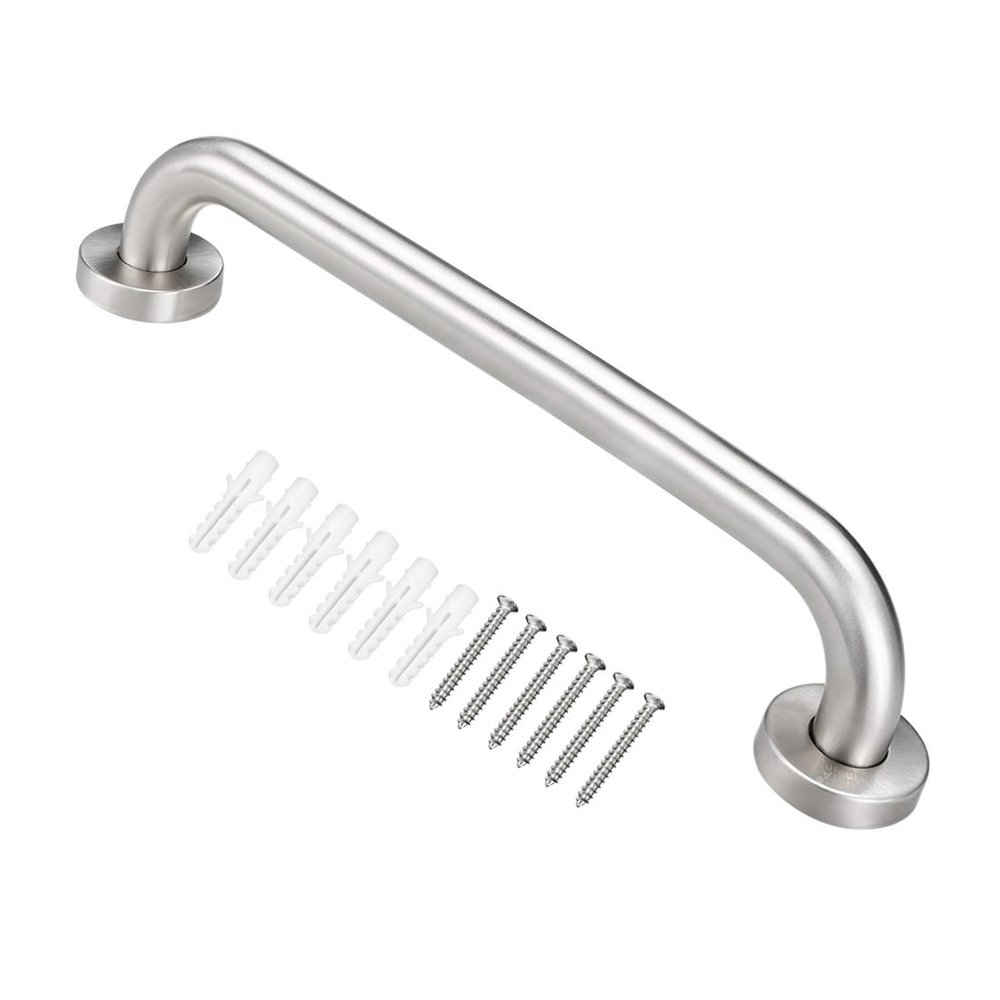Ruilogod 1-inch Diameter 20-inch Length 304 Stainless Steel Shower Grab Bar Brushed (id: c31 c1c 42c a3b 128