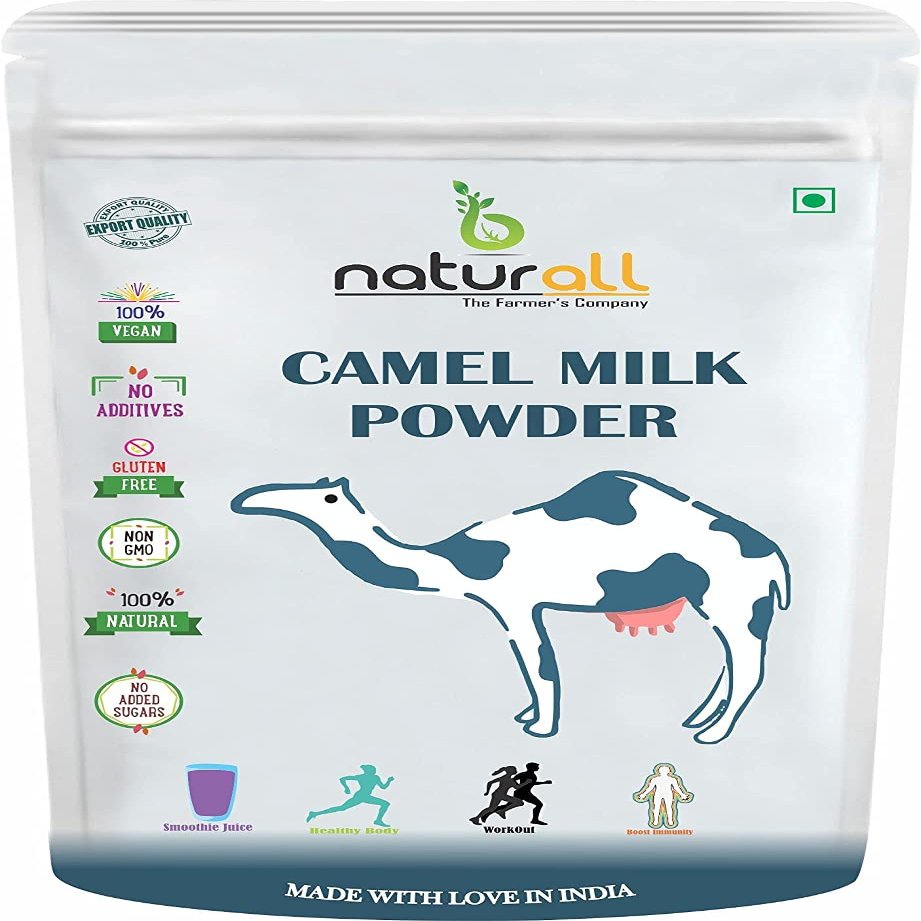 Veena Camel Milk Powder | Freeze Dried, Gluten Free, No Additives, No Preservatives - 100 GM by B Naturall