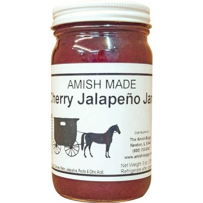 Amish Jam - 8 Oz Jar - Qty 3 (Cherry Jalapeno)