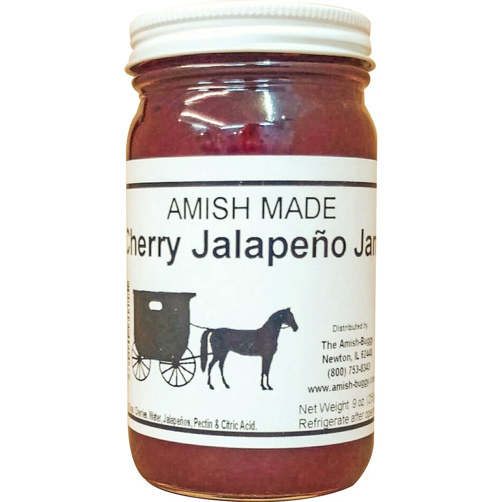 Amish Jam - 8 Oz Jar - Qty 3 (Cherry Jalapeno)