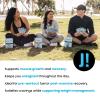 JiMMYBAR! - Sea Salt Caramel Cookies N' Cream - 19g High Protein Bars - 7g Sugar - 12 Count - 58g Health Bars - Natural Peanut Butter Core - Caffeinated Protein Bar For Energy- Hand Drizzled Chocolate view 4