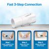 resplabs CPAP Hose Adapter - ResMed AirMini Compatible Universal Tubing Connector - 1 Pack view 3