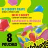 Gushers Fruit Flavored Snacks, Super Sour Berry Flavor, 8 Pouches, 34 oz view 4