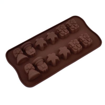 Ruilogod Rubber Floral Shaped DIY Pudding Cake Chocolate Color (id: 4b5 c63 e6f 510 e18