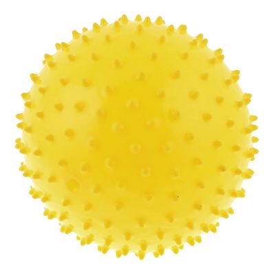 Ruilogod Fitness Pressure Release Yellow Rubber Inflate Massage Ball (id: 8d2 4e7 0c3 f41 e28
