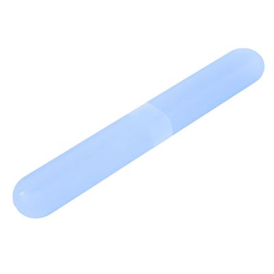 Ruilogod Plastic Traveling Chopsticks Toothbrush Holders Cases Tube Covers Blue (id: eb6 380 1d7 1fe c32
