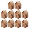 ARTIBETTER House Shaped Boxes Handheld Candy Boxes 3.15X3.15X2.95 Inch Paper Treat Bags for Holiday Packaging and Party Decorations view 1