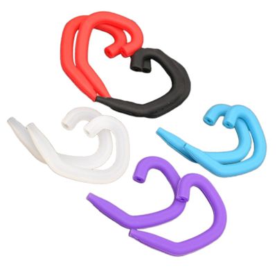 10 Pairs Silicone Earcaps Ear Mask Hanger Siding Hooks Hanging Rack Mask Earhook Headphone Hook Mask Hanging Hook Sports Accessories Ear Protective Mask Hanger Earphone Ear Hook