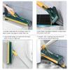 2 in 1 Floor Brush Scrubber with Long Handle Grout Brush 3 Poles 53.5'' New Upgrade Stiff Bristle Cleaning Scrub Brush with Squeegee 120Rotating Tile Brush for Cleaning Bathroom Glass Patio Kitchen view 2