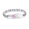 LinnaLove Lymphedema Alert Bracelets no bp/iv/needles this arm Stainless Steel Medical id Bracelets for Women (Mermaid) view 1