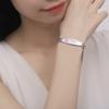 LinnaLove Lymphedema Alert Bracelets no bp/iv/needles this arm Stainless Steel Medical id Bracelets for Women (Mermaid) view 3