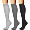 3 Pack Medical Compression Sock-Compression Sock For Women and Men Circulation -Best for Running,Nursing,Athletic Sports view 1