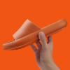 WALLDOR Reflexology Massage Tools Slippers,Relief Heel Neuropathy Pain Slippers,Thick Bottom Bathroom Slippers, Summer Home EVA Sandals,Orange,36/37 view 1
