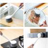 NA Long Handle Pot Washing Brush Household Small Brush Does not Hurt Pot Brush Pot Artifact Kitchen Does not Stick Pot decontamination Cleaning Brush dishwashing Brush 2Pack view 4