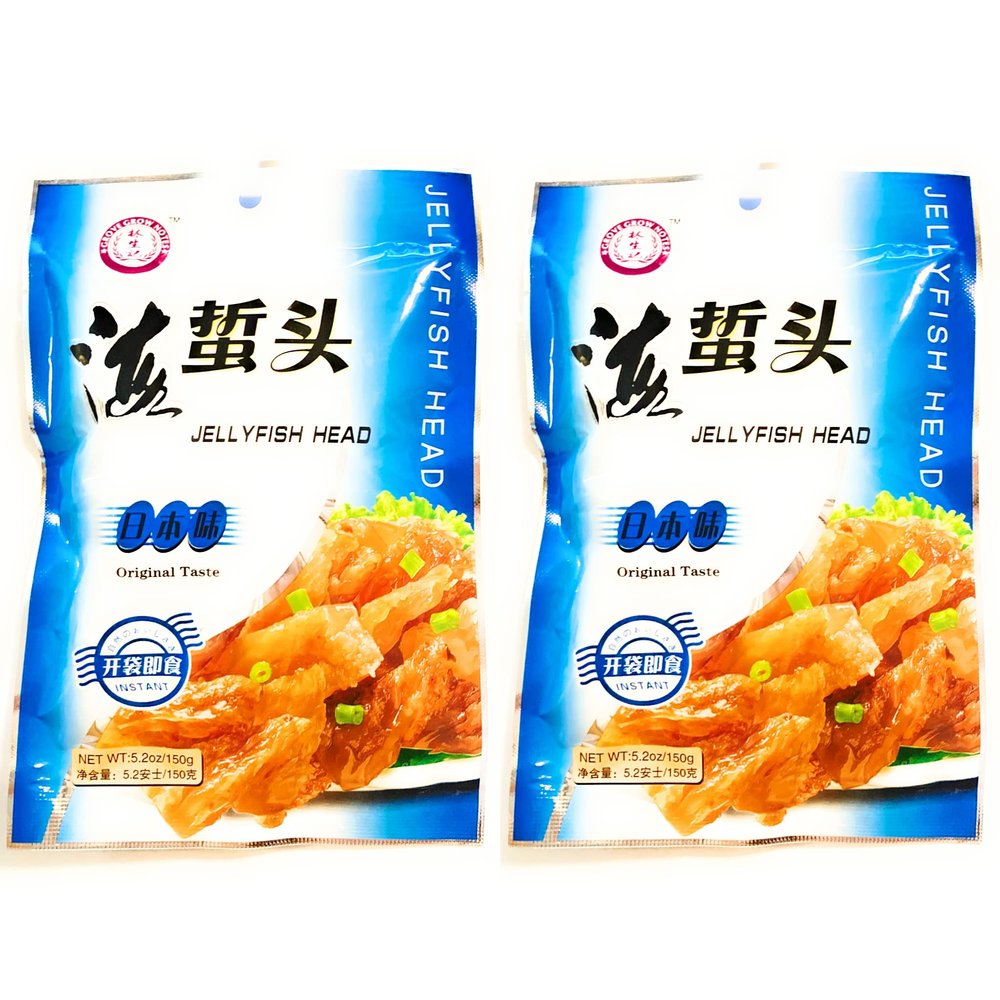 Grove Grow Notes Instant Jelly Fish Head (Original Taste) 5.2 Oz-2 Pack