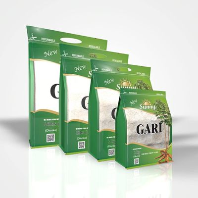 Sunny Gold Raw Gari Cassava Grits 8 LB (3.63Kg)