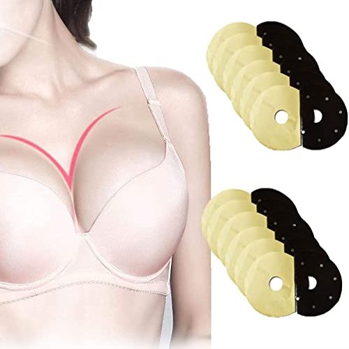 HXZDEY 20pcs Electromagnetic Therapy Breast Tape, Relieve Breast Pain, The Enhanced Blood Circulation, Avoid Saggy Breasts, Breast Cups Up Easy Peel Adhesive, Body Tape for Breast (Color : 10Pcs)
