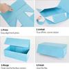 Blue Gift Box 12" x 6" x 4" with Magnetic Closure Lid Gifts Boxe for Presents,Bridesmaid Gifts Boxes,Cute Box,Birthday Gift Boxe,Luxury for Gifts Packaging, Magnetic Gift Boxes for Wrapping Gifts (Blue) view 4