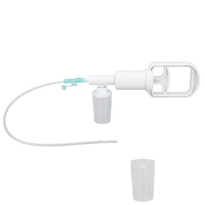Sputum Suction Hand Pump, Transparent Portable Hygienic Household Sputum Suction Hand Pump for Home Care Breathing Difficulty