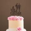 Lesbian Silhouette Cake Topper with Pet Wedding Mrs & Mrs Cake Topper Custom Wedding Cake Topper Same Sex Wedding Cake Topper Funny Cake Toppers for Wedding 6 Inch view 4