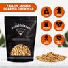 Chickpeas, Yellow double roasted, No Salt, Tasty Snack, Plant-Based Protein, Versatile, Energy, Garbanzo beans, All Ages, Packed in a Resealable Pouch Bag of 1 lb. (16 oz.) by Presto Sales LLC view 3