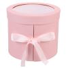 Zerodeko 1pc Round Flower Box Preserved Floral Box for Valentine's Day Unique Bouquet -layer Design for Special Occasions for Mother's Day Anniversaries view 1