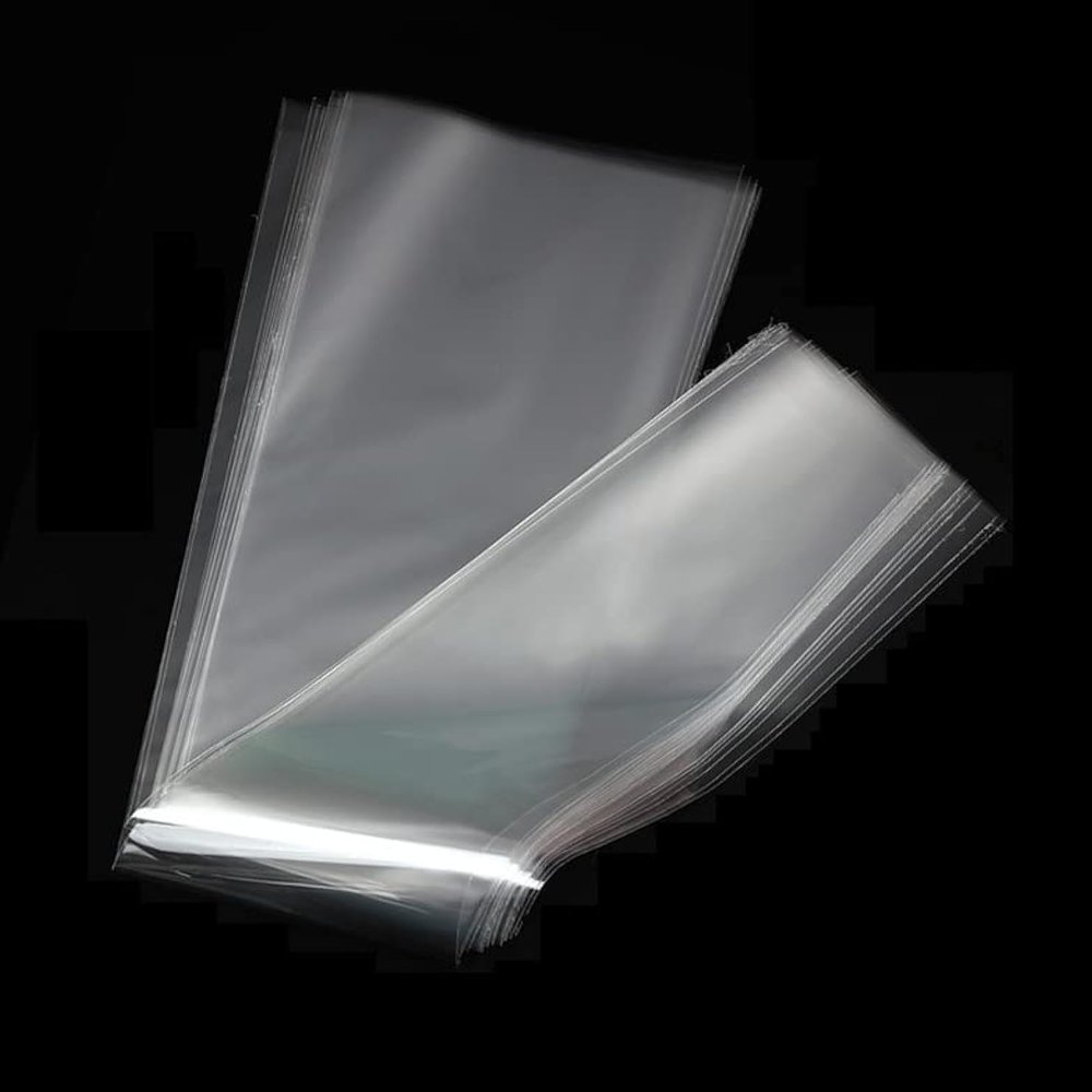 200 Pieces Transparent Flower Bouquet Bag Plastic Bags Flower Bouquet Sleeve Clear Cellophane Bags Single Rose Packaging Bags Height 15" Upper Width 4.33" Bottom Width 1.18"