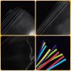 Newkita 3x5in Cellophane Bags - Clear Goodie/Cake Pop/Rice Crispy Treat Bags with 4in Ties - 100 Pack view 4