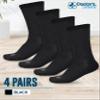 Doctor's Select Diabetic Socks - 4 Pairs Neuropathy Socks for Men & Women view 4