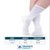 Doctor's Select Diabetic Socks for Men and Women - 4 Pairs Neuropathy Socks | for Diabetics Men view 3
