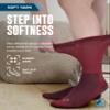Doctor's Select Diabetic Socks for Women and Men - 4 Pairs Non Slip Gripper Socks for Women | Non Binding view 2