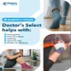 Doctor's Select Diabetic Socks for Men and Women - 4 Pairs Ankle Socks | Pink, Green, Red, Purple | Size 9-11 view 4