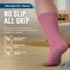 Doctor's Select Diabetic Socks for Women and Men - 4 Pairs Non Binding Socks for Women | Non Slip Mens view 3