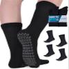 Doctor's Select Diabetic Socks for Women and Men - 4 Pairs Non Slip Gripper Socks for Men | Non Binding | Circulation Support view 1