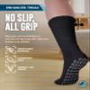Doctor's Select Diabetic Socks for Women and Men - 4 Pairs Non Slip Gripper Socks for Men | Non Binding | Circulation Support view 3