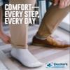 Doctor's Select Diabetic Socks for Women and Men - 4 Pairs Non Slip Gripper Socks for Men | Non Binding view 4