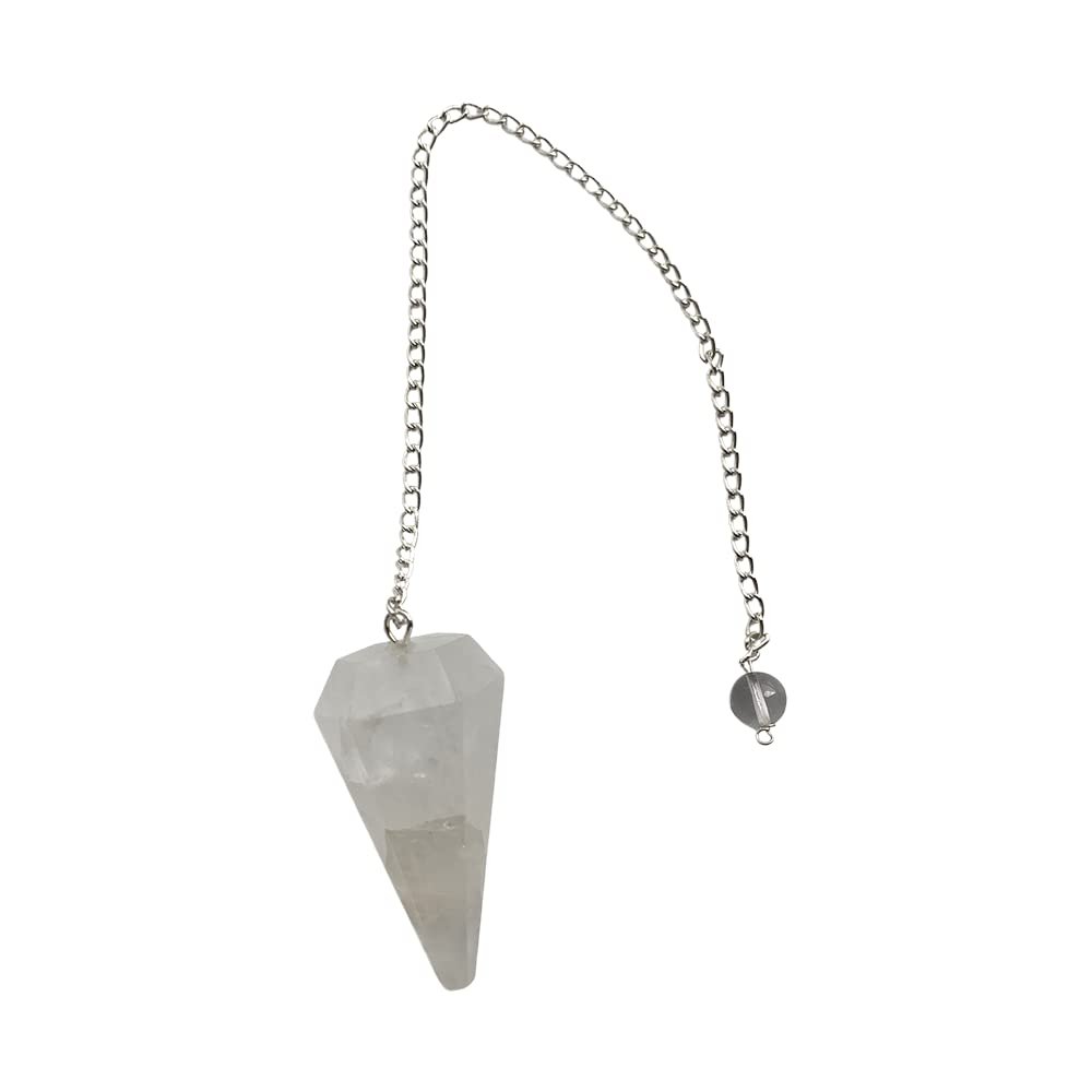 VIE Pendulum with Chain (White Agate)