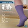 Doctor's Select Diabetic Socks for Women and Men - 4 Pairs Non Binding Socks for Women | Non Slip Mens view 3